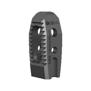 Lordotic PLIF Cage – Titanium