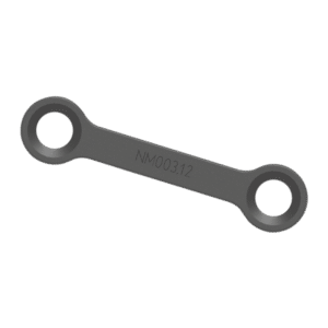 Straight Plate With Bar 2 Hole