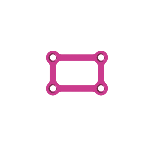 Rectangular 3D Plate 1.5mm